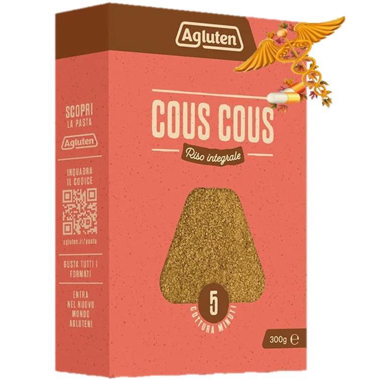AGLUTEN COUS COUS RISO INTEGRALE 300G