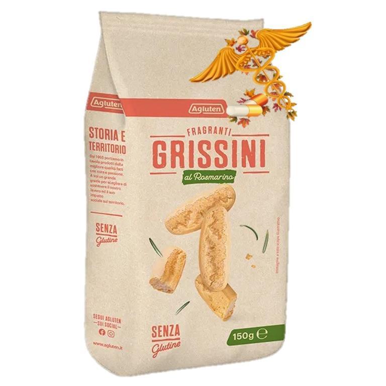 AGLUTEN GRISSINI ROSMARINO 150G
