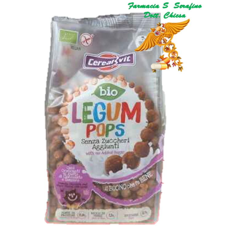 CEREALVIT LEGUM POPS CECI CIOCCOLATO E ZENZERO 200g