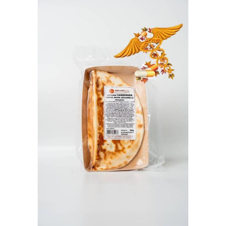 CRESCIONE CARBONARA SFIZIOSA FUNGHI BACON MOZZARELLA 230G