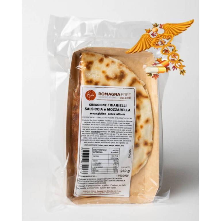 CRESCIONE FRIARIELLI SALSICCIA MOZZARELLA 230G
