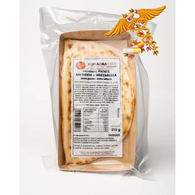 CRESCIONE PATATE SALSICCIA MOZZARELLA 230G