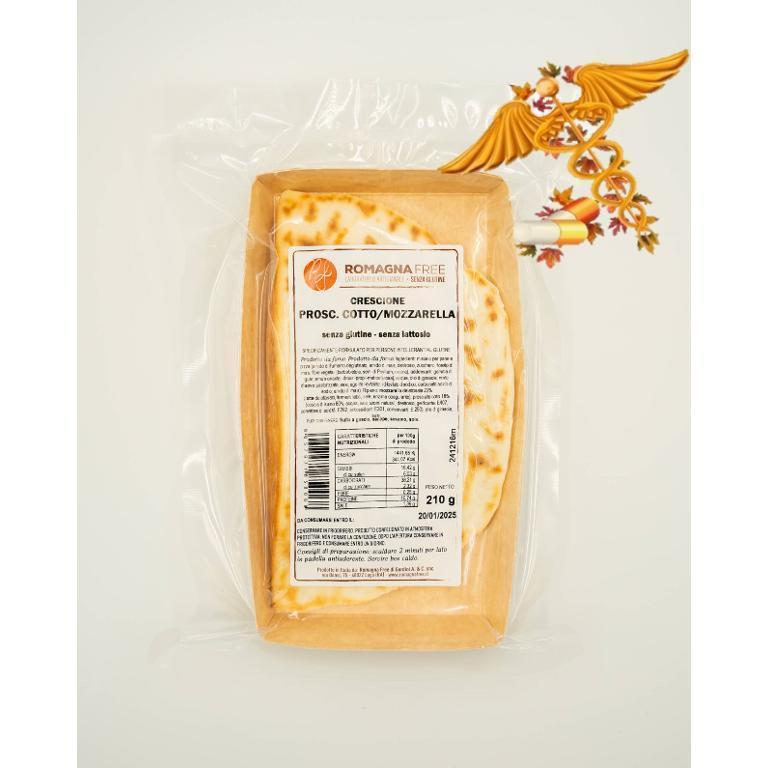 CRESCIONE PROSCIUTTO COTTO MOZZARELLA 220G