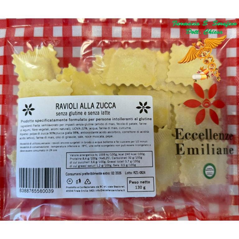 ECCELLENZE EMILIANE RAVIOLI ALLA ZUCCA 130G (SURG)