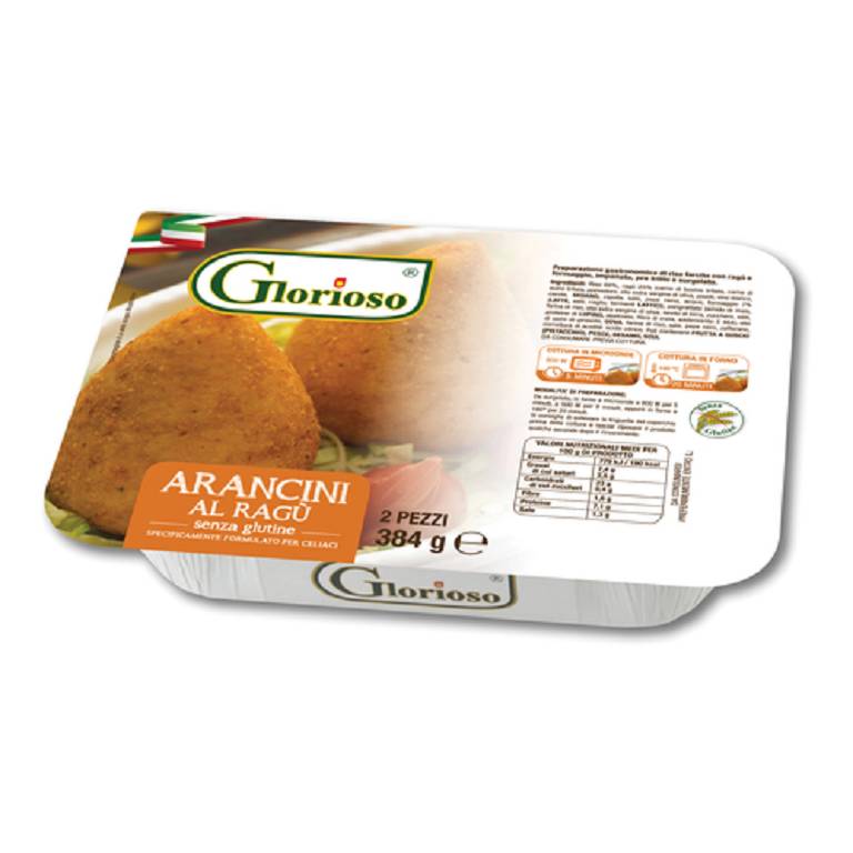 GLORIOSO ARANCINI AL RAGU' COTTI SURG (NON EROGABILE)