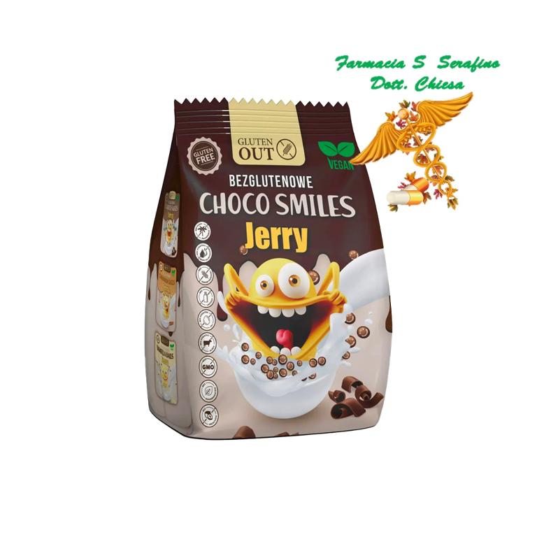 GLUTEN OUT CHOCO SMILES JERRY 375G