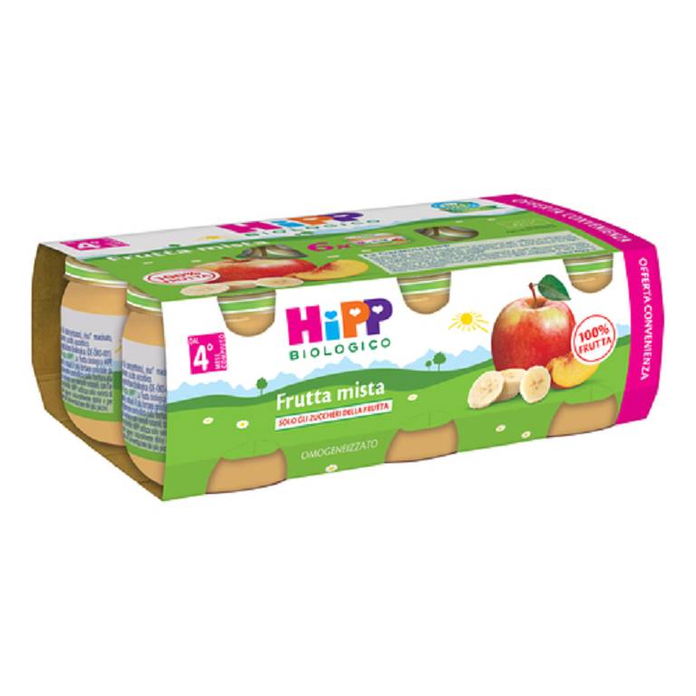 HIPP BIO OMO FRUTTA MISTA 100% 6X80G