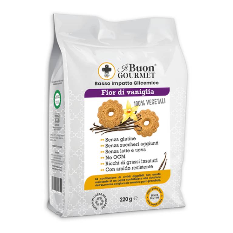 IL BUON GOURMET FIOR DI VANIGLIA BISCOTTI 220G