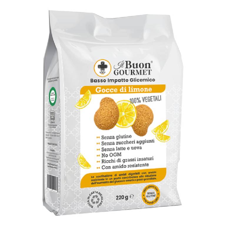 IL BUON GOURMET GOCCE DI LIMONE BISCOTTI 220G