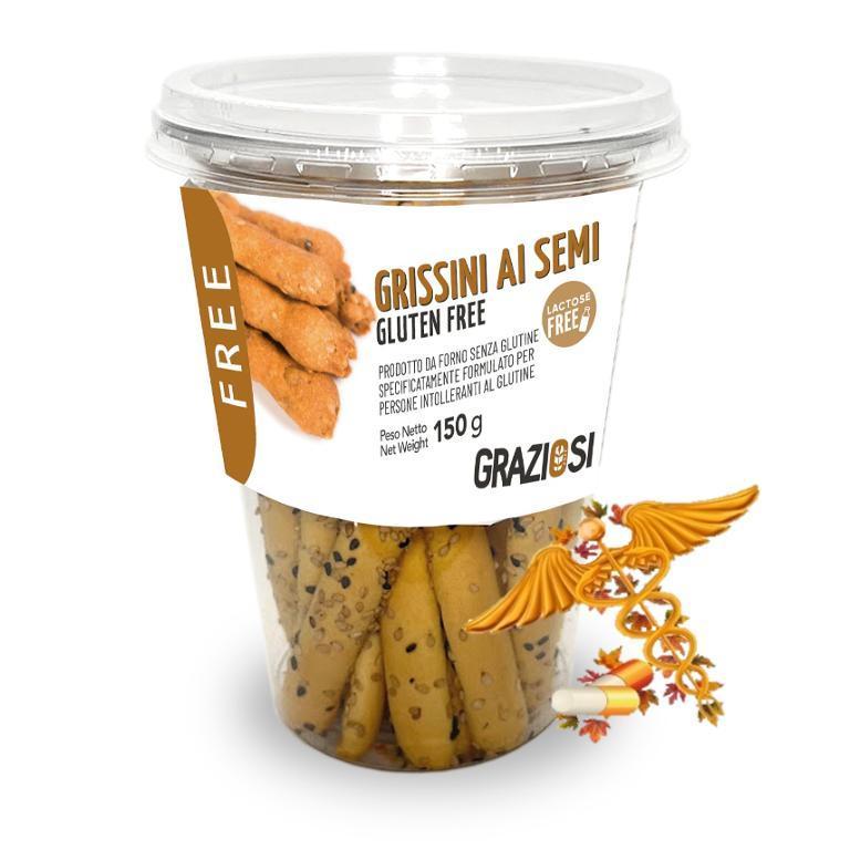 LABORATORIO GRAZIOSI GRISSINI AI SEMI 120G