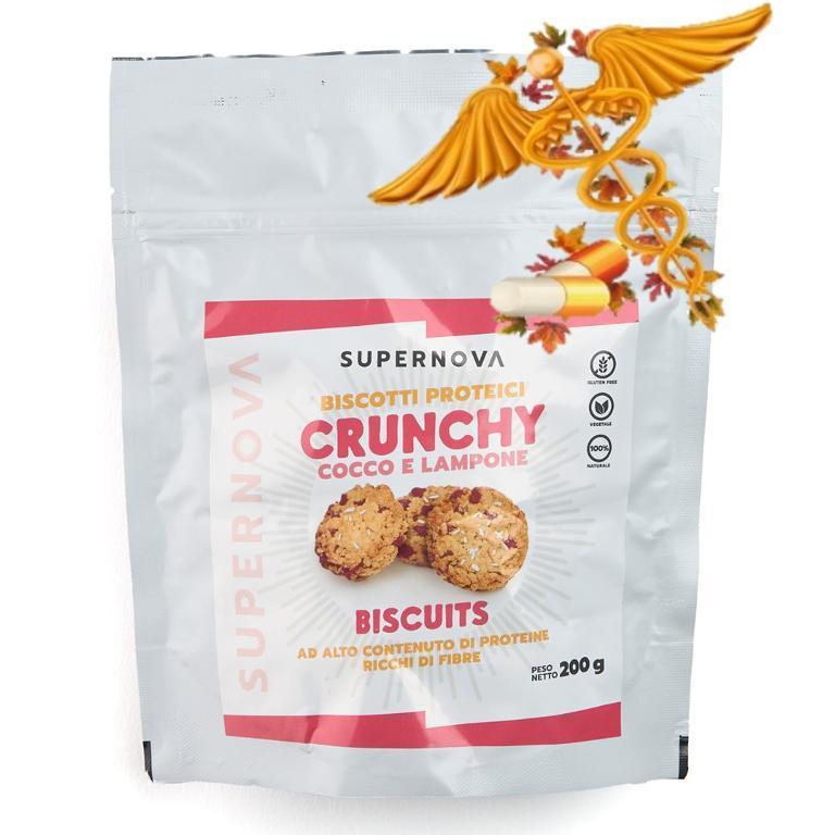 LABORATORIO GRAZIOSI SUPERNOVA CRUNCHY BISC LAMPONE 200G