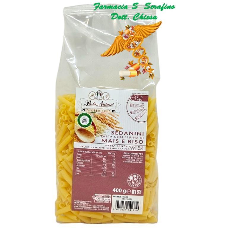 PASTA NATURA SEDANINI MAIS/RISO 400G