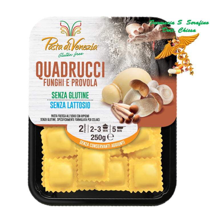 PASTA VENEZIA QUADRUCCI PROVOLA E FUNGHI 250G