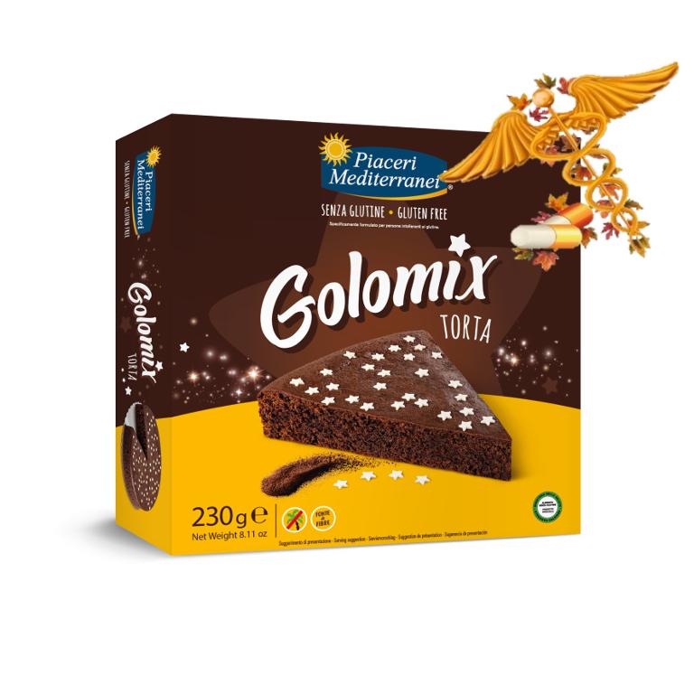 PIACERI MEDITERRANEI GOLOMIX TORTA 230G