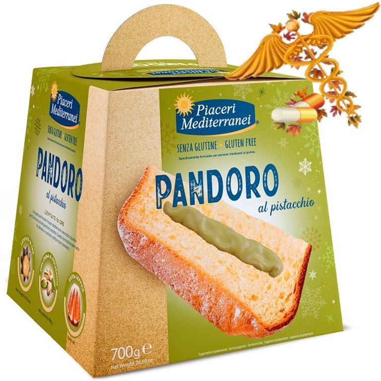 PIACERI MEDITERRANEI PANDORO PISTACCHIO 700G
