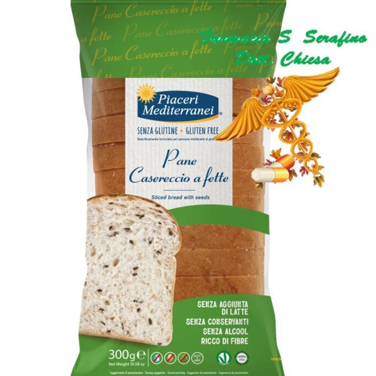 PIACERI MEDITERRANEI PANE CASERECCIO A FETTE 300G