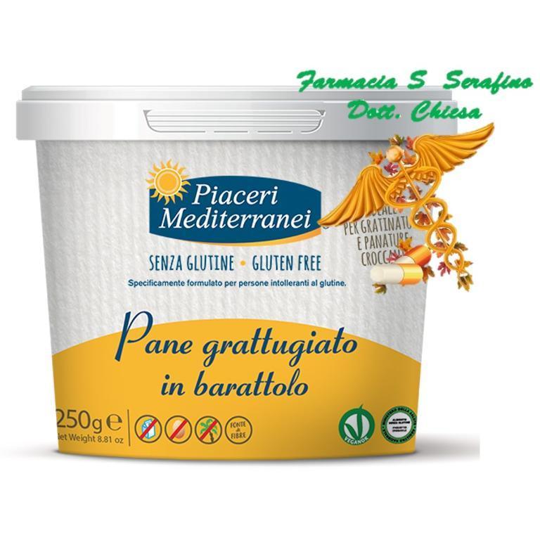 PIACERI MEDITERRANEI PANE GRATTUGGIATO BARATTOLO 250g