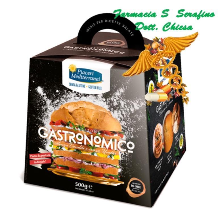 PIACERI MEDITERRANEI PANETTONE GASTRONOMICO 600G