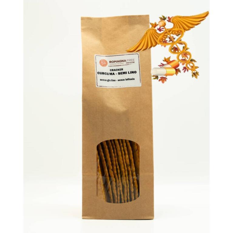 ROMAGNA FREE CRACKER CURCUMA SEMI DI LINO 160G