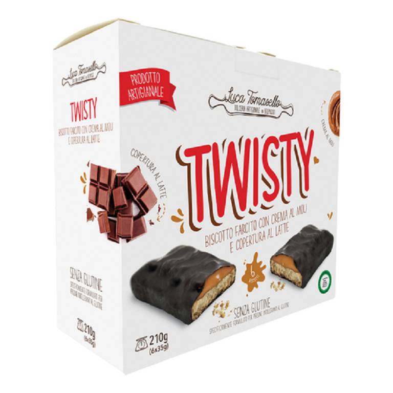 TOMASELLO TWISTY BISCOTTO CREMA MOU 210G