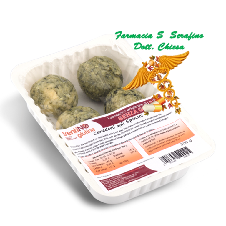 TRENTINO CANEDERLI AGLI SPINACI 300G