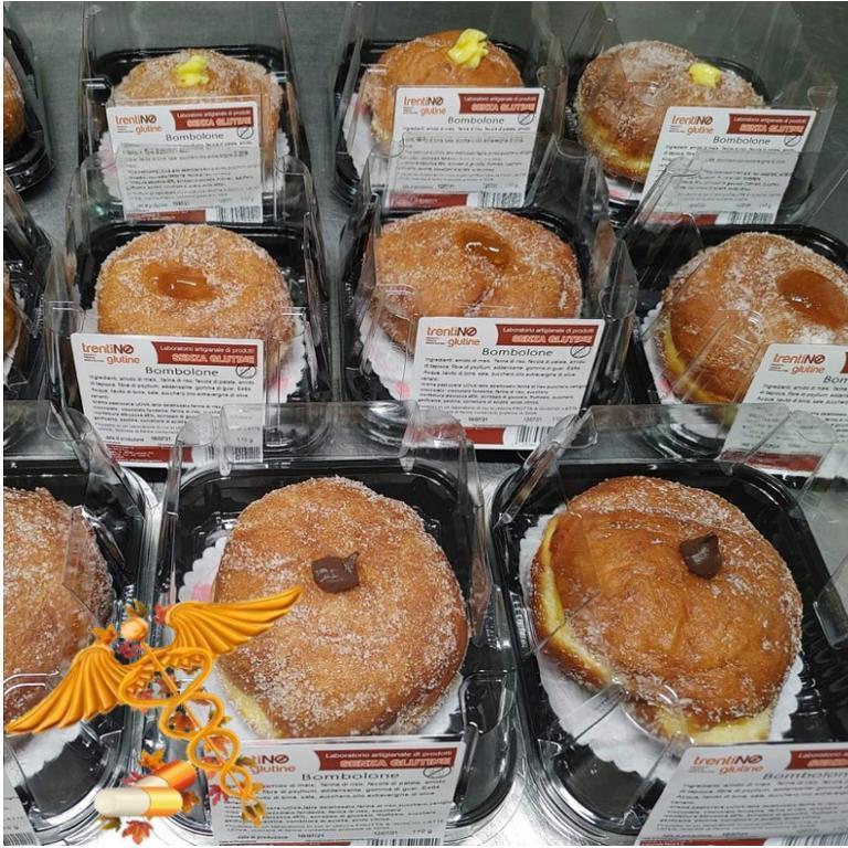 TRENTINOGLUTINE BOMBOLONE CREMA 110G (SURG)