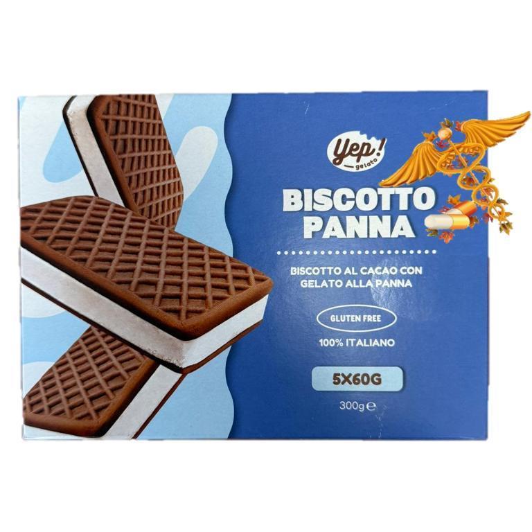 YEP BISCOTTO GELATO PANNA S/G 300G