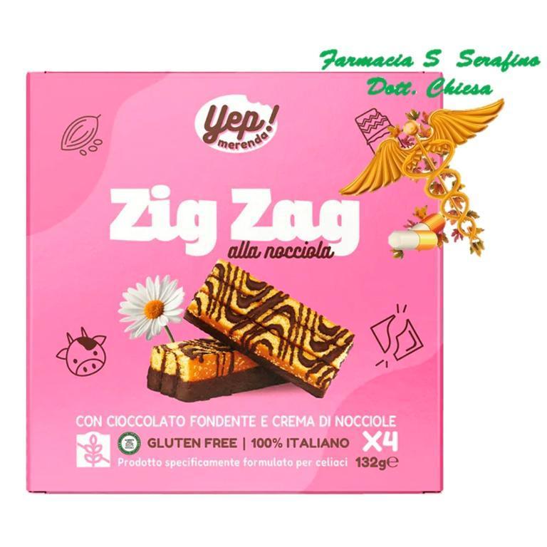 YEP MERENDA ZIG ZAG CIOCCOLATO 4PZ